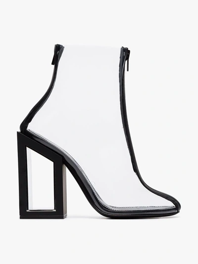 Shop Nicholas Kirkwood Black Void 105 Pvc Ankle Boots