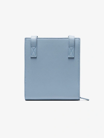 Shop Jacquemus Neck-strap Logo Bag In Blue