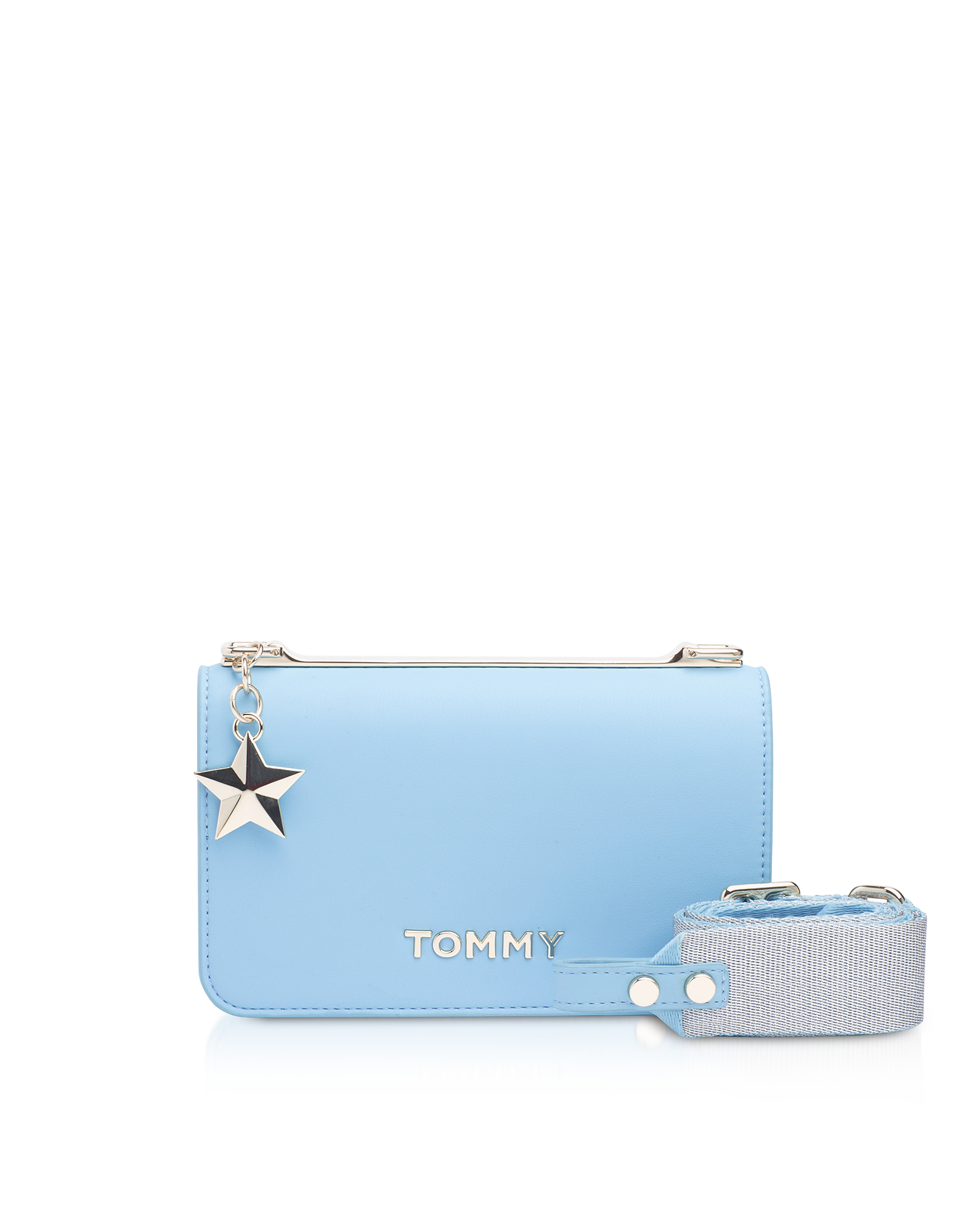 baby blue crossbody purse