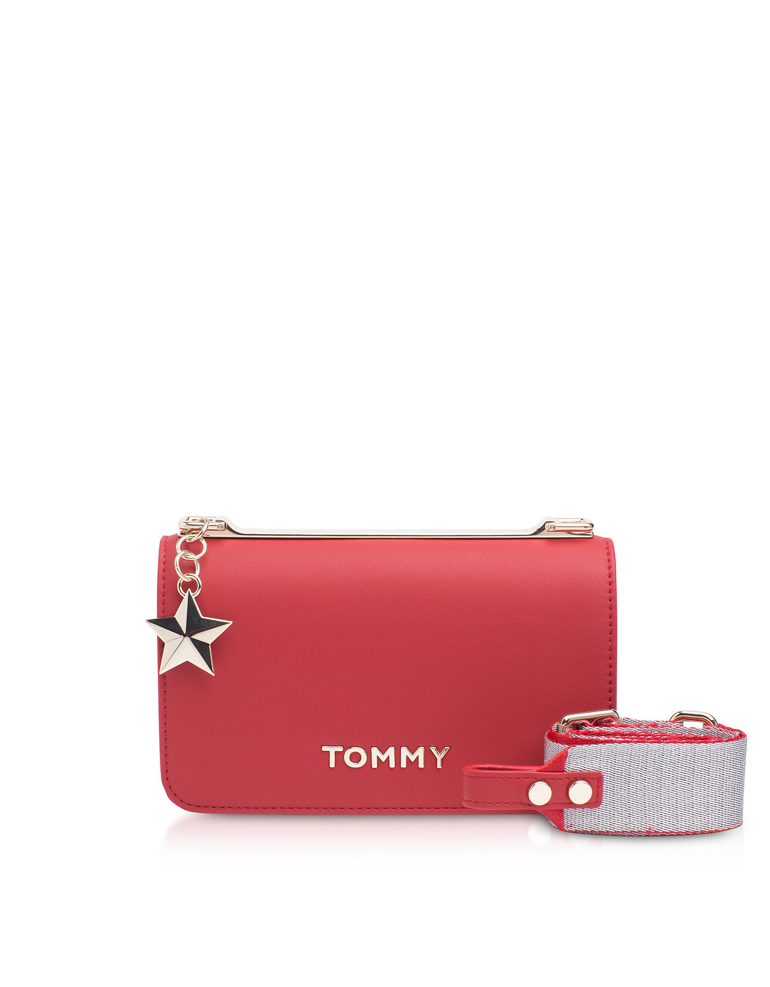 tommy hilfiger red crossbody bag