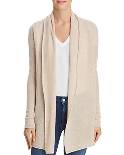 C By Bloomingdale's Cashmere Open-front Cardigan - Exclusive In Heather Oatmeal