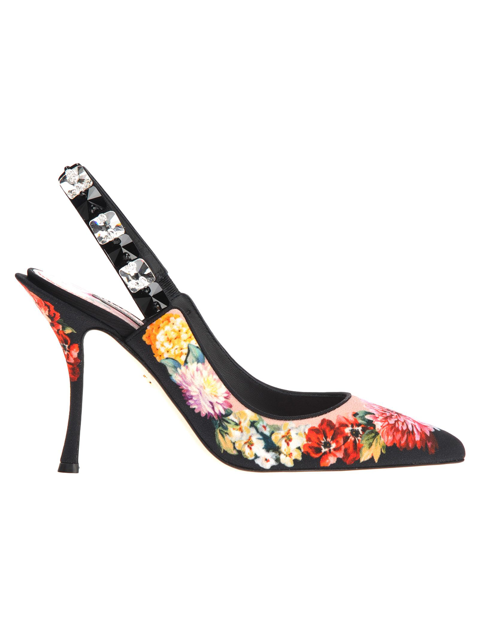 dolce and gabbana flower heels