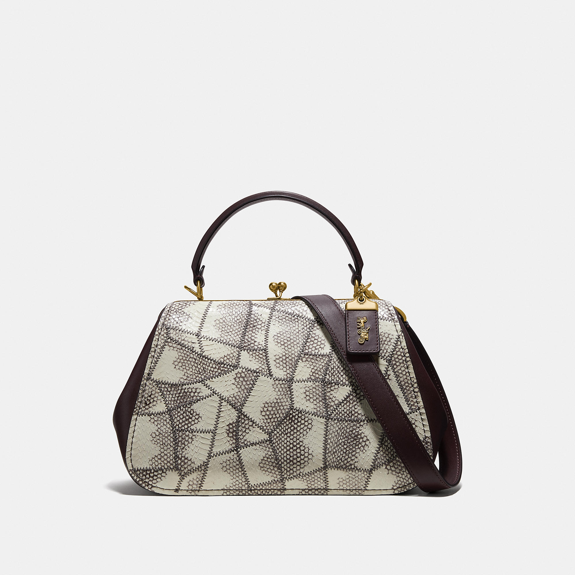 coach kisslock frame bag