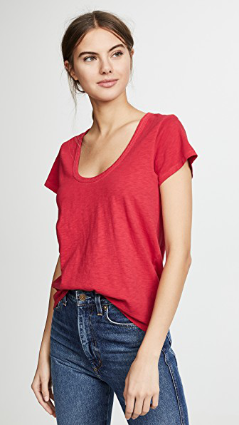 rag and bone u neck tee