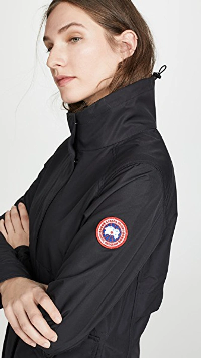 Shop Canada Goose Elmira Bomber Jacket In Black