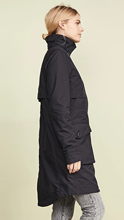 Shop Canada Goose Cavalry Trench Coat In Black