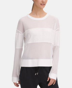 dkny mesh top