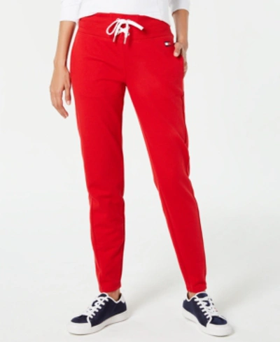 Tommy Hilfiger Sport Lace-up Joggers, Created For Macy's In Navy
