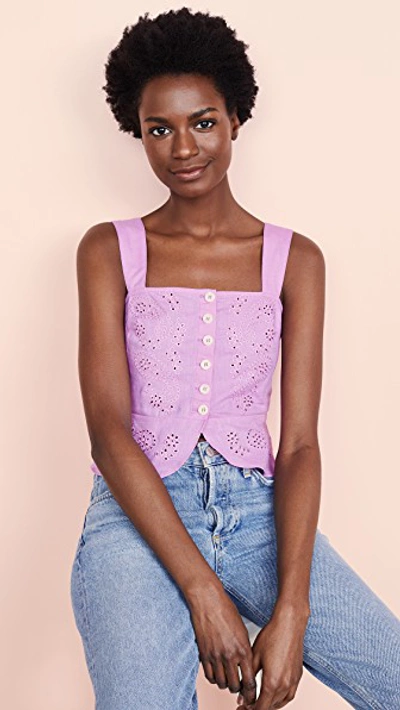 Shop Free People I Want You Babe Tank Top In Electric Bloom