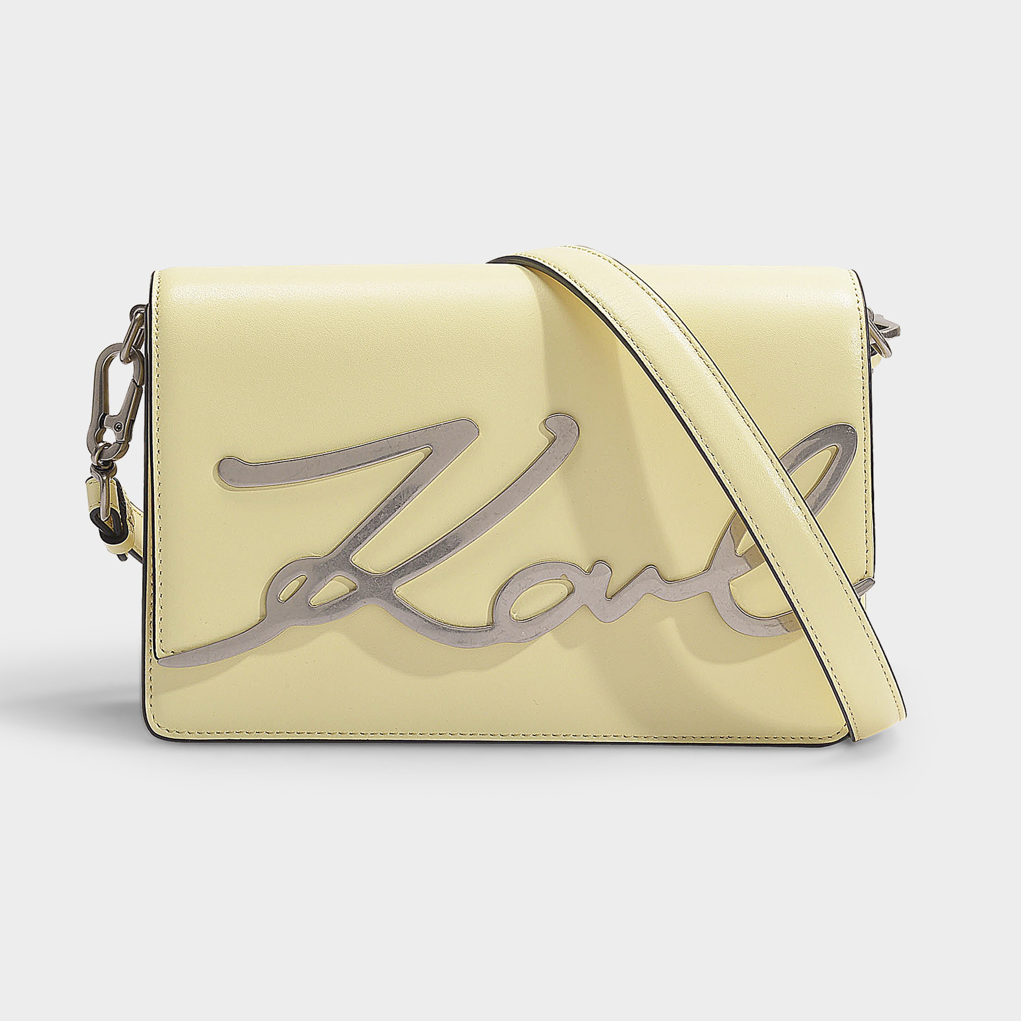 karl lagerfeld yellow bag