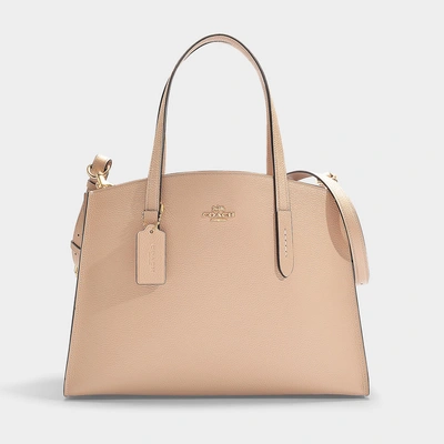 Shop Coach Charlie Carryall Tote In Beige