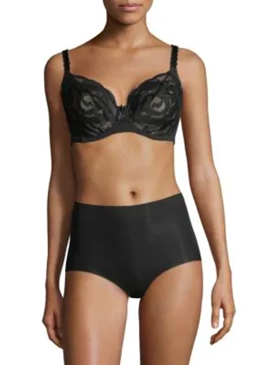 Shop Wacoal Rose Lace Underwire Bra In Black