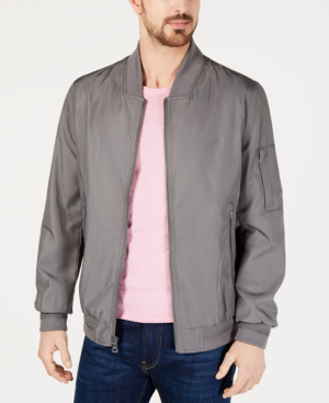 calvin klein men's flight bomber jacket