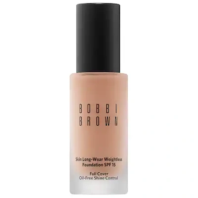 Shop Bobbi Brown Skin Long-wear Weightless Liquid Foundation With Broad Spectrum Spf 15 Sunscreen Neutral Honey (n-06