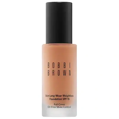 Shop Bobbi Brown Skin Long-wear Weightless Foundation Spf 15 Warm Golden (w-076) 1 oz/ 30 ml