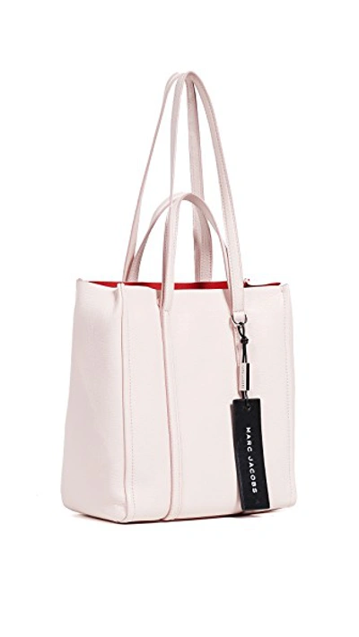 Shop Marc Jacobs The Tag 27 Tote In Blush