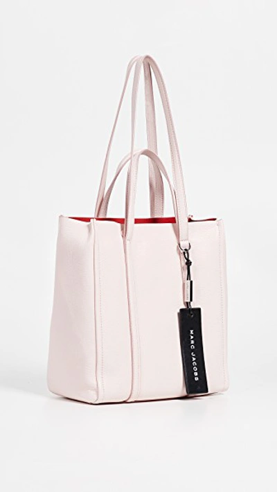 Shop Marc Jacobs The Tag 27 Tote In Blush