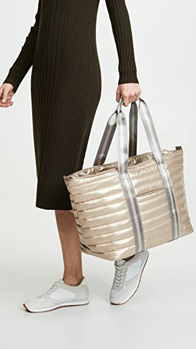 Shop Think Royln Wingman Bag In Pearl Gold