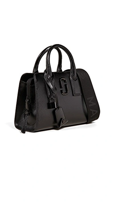 Shop Marc Jacobs Little Big Shot Dtm Satchel In Black