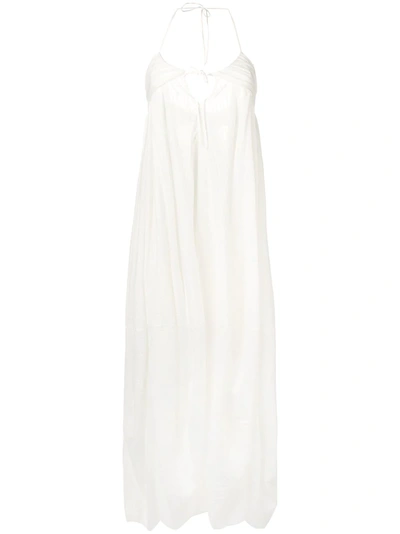 Shop Jacquemus Cotton Maxi Dress - White