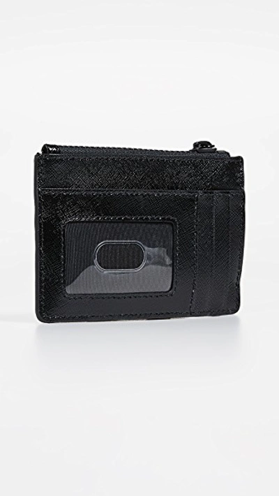 Shop Marc Jacobs The Snapshot Top Zip Multi Wallet Black