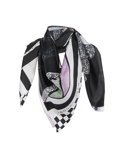 Shop Marc Jacobs Square Scarf In Black