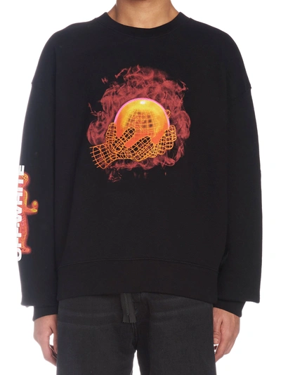 Shop Off-white Hands And Planet Sweatshirt In Black
