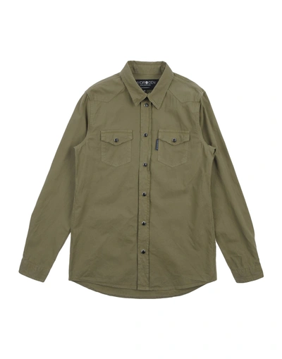 Shop Hydrogen Shirt In Military Green