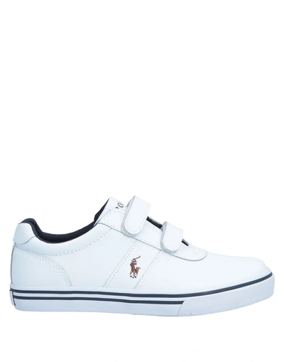 Shop Ralph Lauren Sneakers In White