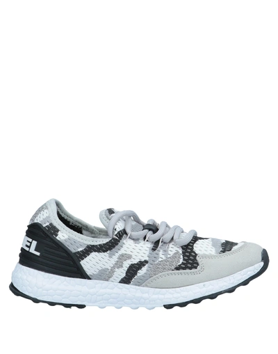 Shop Diesel Sneakers In Grey