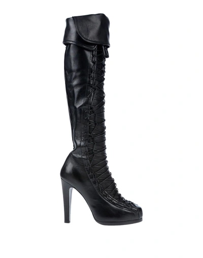 Shop Tabitha Simmons Boots In Black