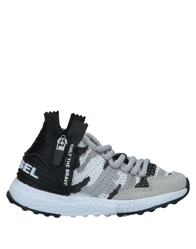 Shop Diesel Sneakers In Grey