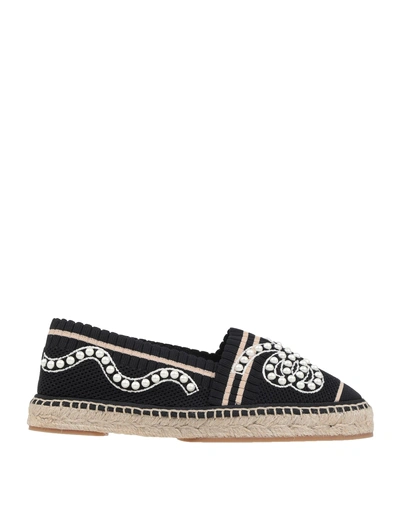 Shop Fendi Espadrilles In Black