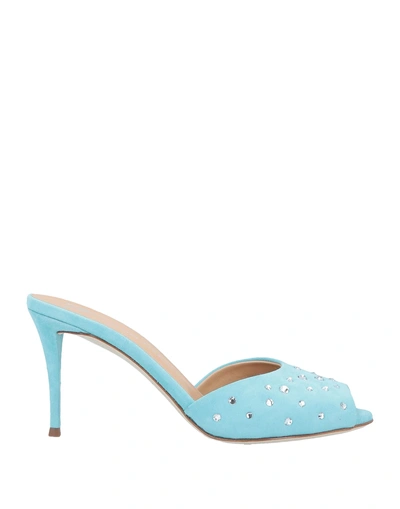 Shop Giuseppe Zanotti Sandals In Azure