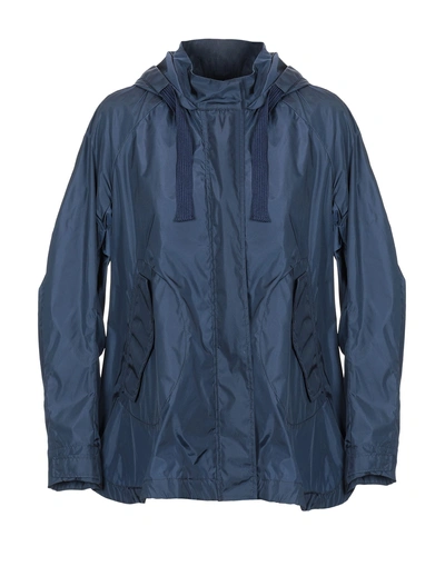 Shop Allegri Full-length Jacket In Dark Blue