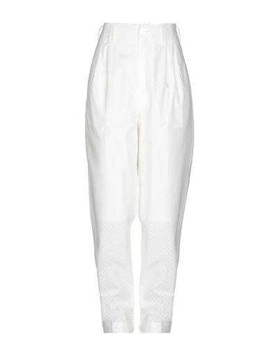 Shop Anrealage Casual Pants In White