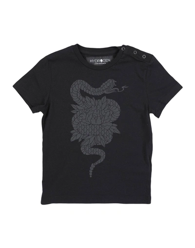 Shop Hydrogen T-shirts In Black