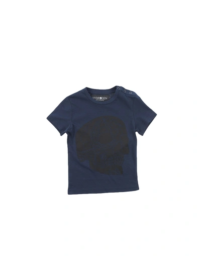 Shop Hydrogen T-shirts In Dark Blue