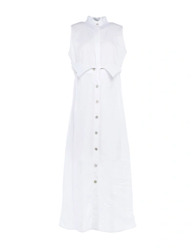 Shop Balossa Midi Dress In White
