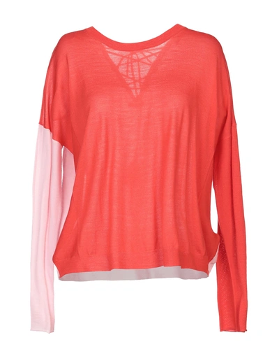 Shop High Sweater In Coral