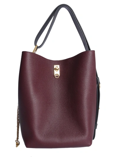 Shop Givenchy Gv Bucket Bag In Purple