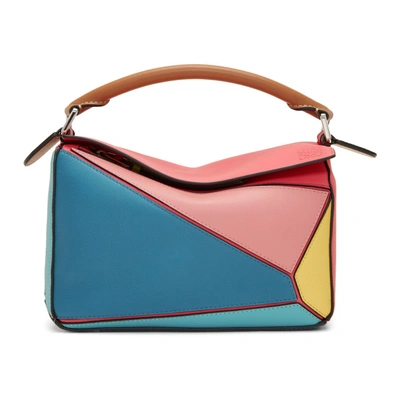 Loewe Puzzle Bag Leather Small Multicolor 1620571