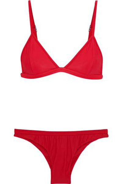 Shop Haight Woman Fixed Triangle Bikini Red