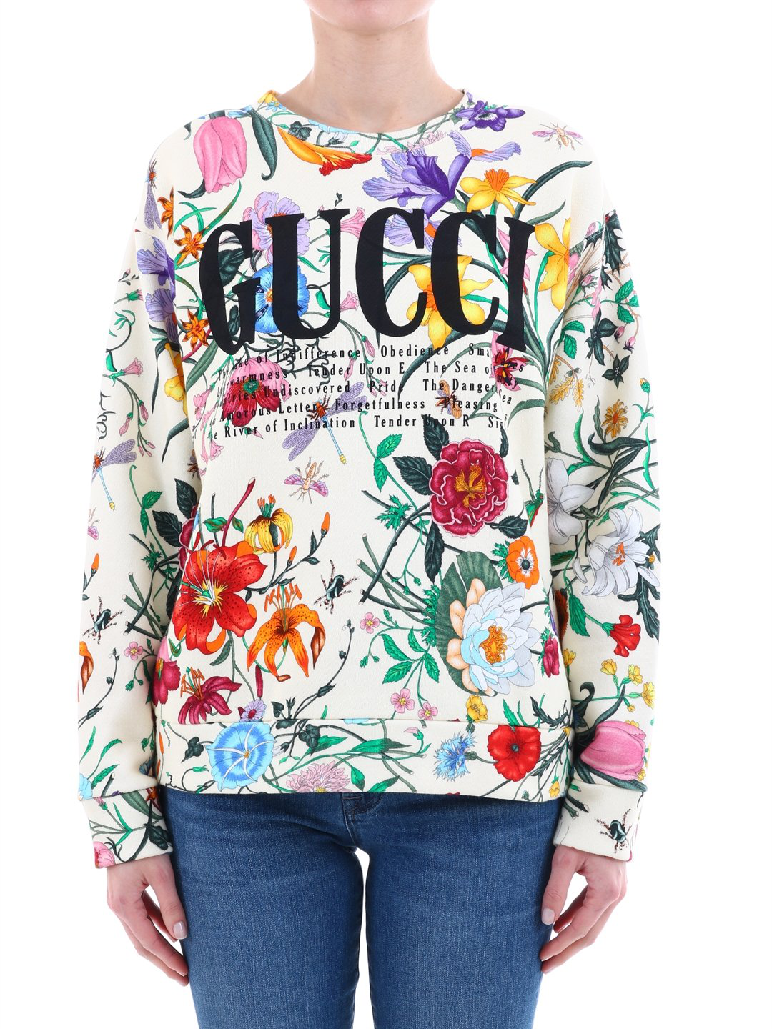 gucci floral sweater