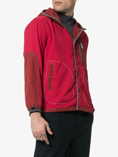 Shop And Wander Red Hooded Waterproof Jacket