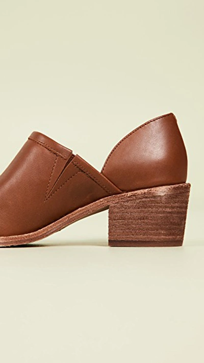 Shop Madewell Brady Low Cut Booties In English Saddle