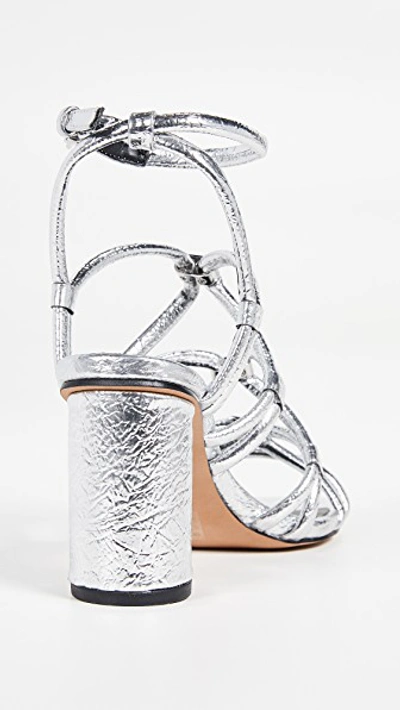 Shop Rebecca Minkoff Apolline Strappy Sandals In Silver