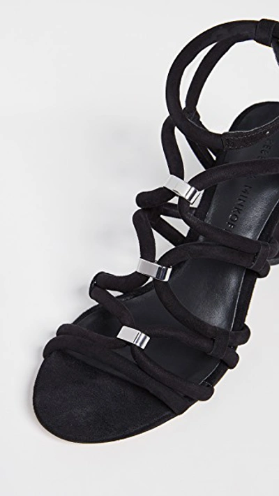 Shop Rebecca Minkoff Apolline Strappy Sandals In Black
