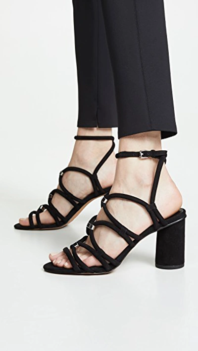 Shop Rebecca Minkoff Apolline Strappy Sandals In Black