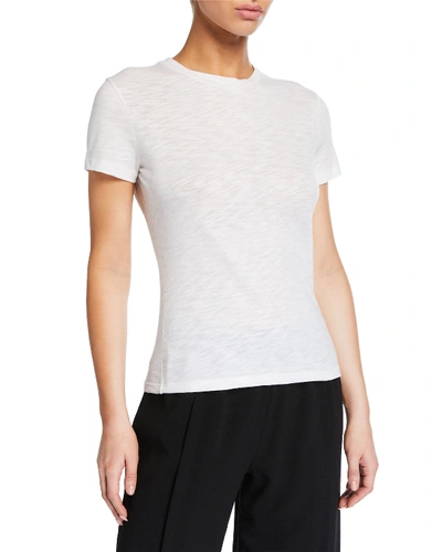 Shop Theory Tiny Tee 2 Nebulous Organic Cotton Top In White